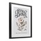Stupell Industries Pressed Flower Vintage Bath Framed Print Under Glass, design by Lettered and Lined
